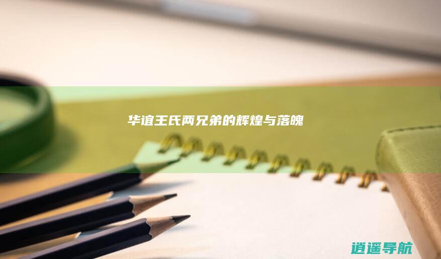 华谊王氏两兄弟的辉煌与落魄