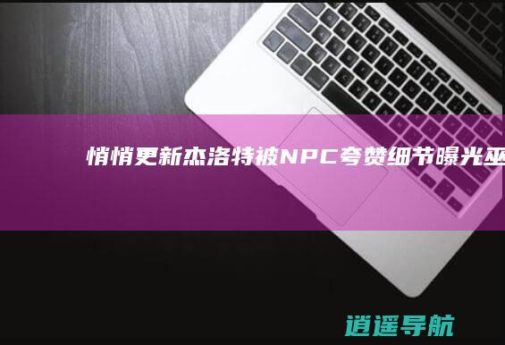 悄悄更新 杰洛特被NPC夸赞细节曝光！ 巫师3