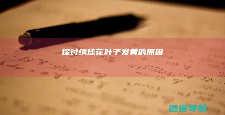 探讨绣球花叶子发黄的原因
