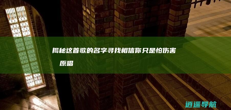 揭秘这首歌的名字 寻找 相信你只是怕伤害我 原唱