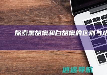 探索黑胡椒和白胡椒的区别与功效