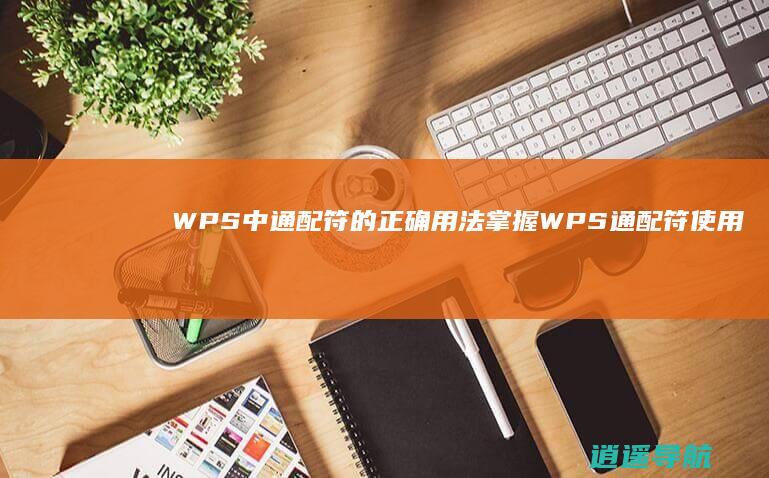 WPS中通配符的正确用法 掌握WPS通配符使用技巧