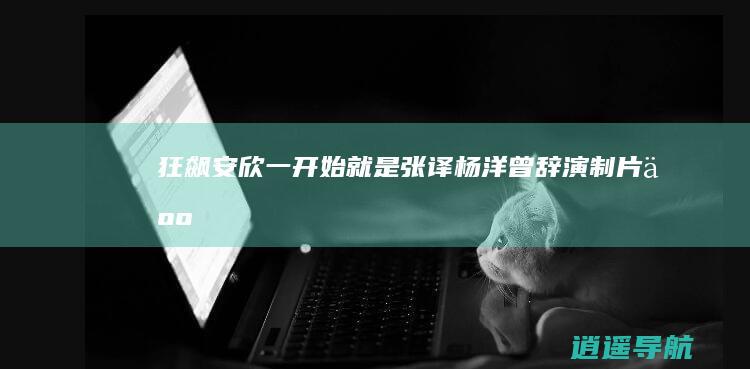 狂飙 安欣一开始就是张译 杨洋曾辞演 制片人