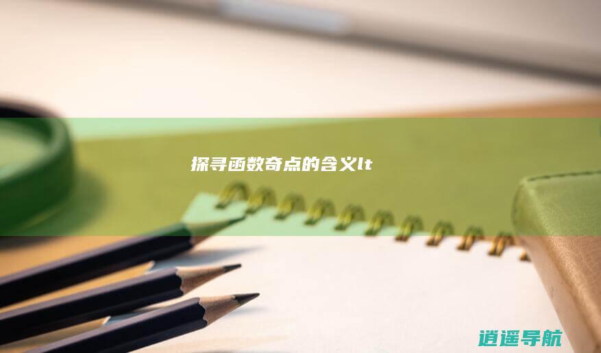 探寻函数奇点的含义<
