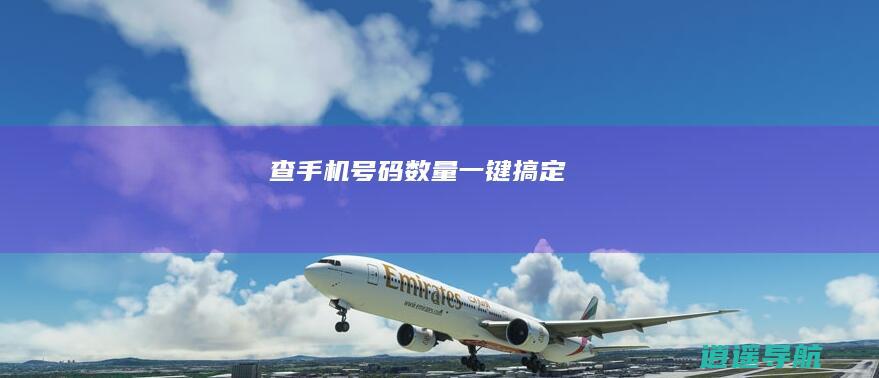查手机号码数量一键搞定