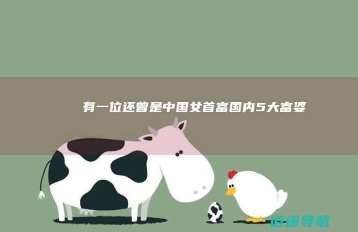 有一位还曾是中国女首富 国内5大富婆