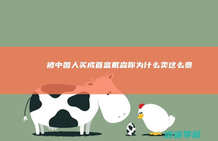 被中国人买成首富戴森你为什么卖这么贵
