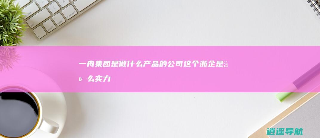 一舟集团是做什么产品的公司 这个浙企是什么实力