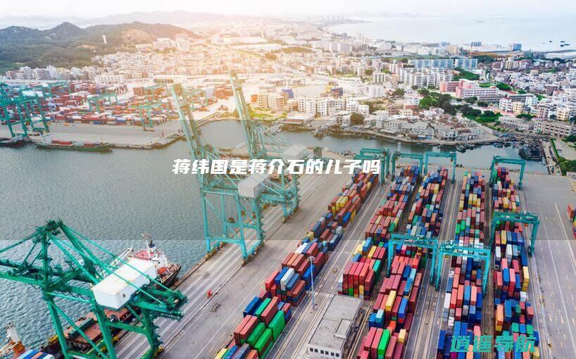 蒋纬国是蒋介石的儿子吗